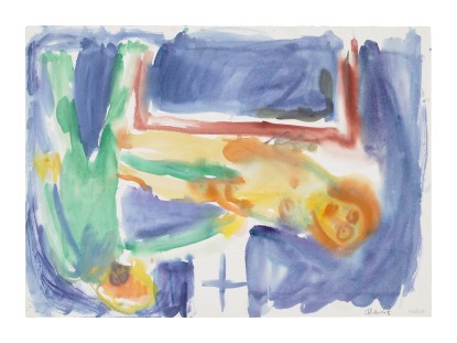 Georg Baselitz, Untitled (Das Liebespaar) (The Lovers), 1984