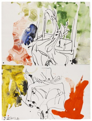 Georg Baselitz, Das 70iger Modell singt wieder, 2011