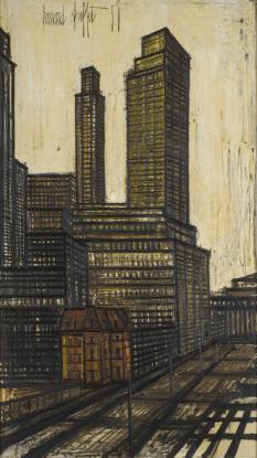 Bernard Buffet, New-York, Grand Central Terminal, 1958