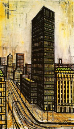 Bernard Buffet, Corning Glass Building, 1989