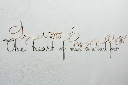 Fred Eerdekens, The heart of man is a dark forest, 2018