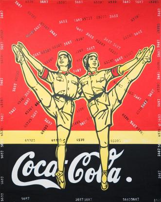 Wang Guangyi, Great criticism - Coca-cola, 2005