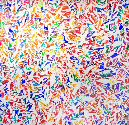 Simon Hantaï, Blancs, 1973