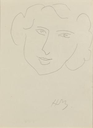 Henri Matisse, Visage c., 1946