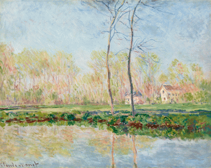 Claude Monet, Les Bords de l'Epte à Giverny, 1887 