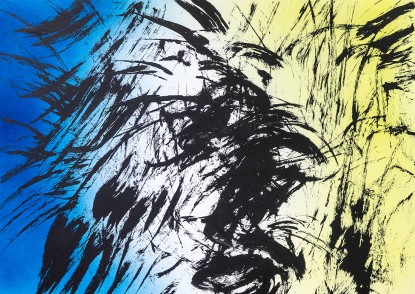 Hans Hartung, P40-1984-H3, 1984 
