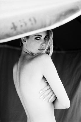 Ellen Von Unwerth, Parasol, Deauville, 1990