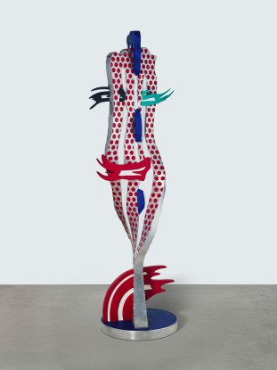 Roy Lichtenstein, Metallic Brushstroke Head, 1993