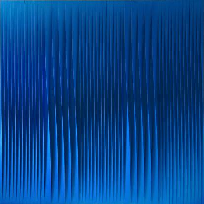 Pino Manos, Sincronicità armonica blu attivo, 2018