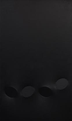 Turi Simeti, Quattro Ovali Neri, 1994