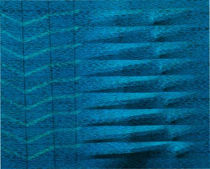 Agostino Bonalumi, Blu, 1988