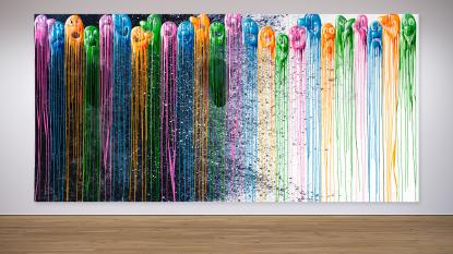 Kenny Scharf, We're melting together Night and Day, 2017 